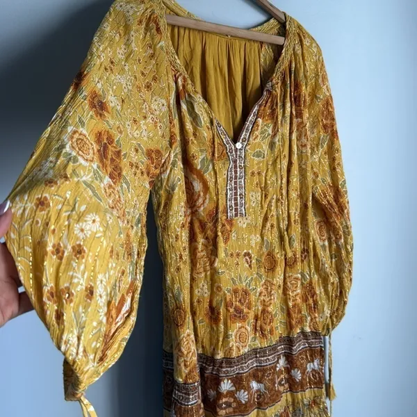 Spell Mystic Tunic Dress Sunflower Large - Image 8