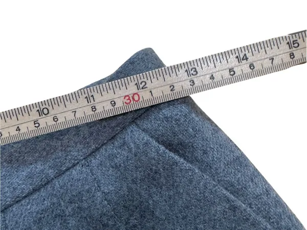 Herman Geist Women’s 6P Gray 100% Wool Wide Leg Fully Lined Petite Work Trousers - Image 11