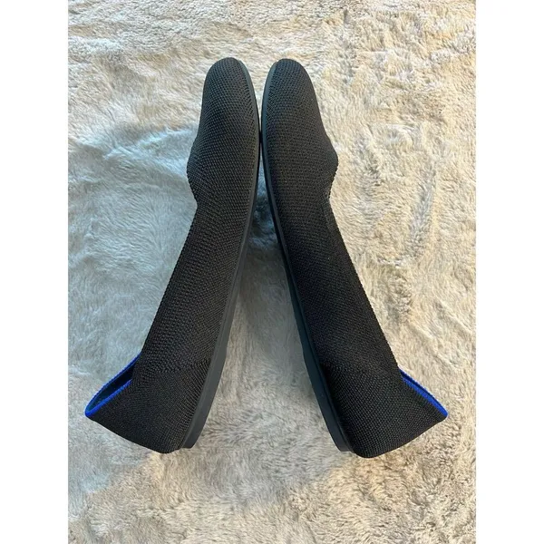 Rothy's Women's Black Ballet Flats Size 9 Round Toe Slip-On Shoes - Image 8