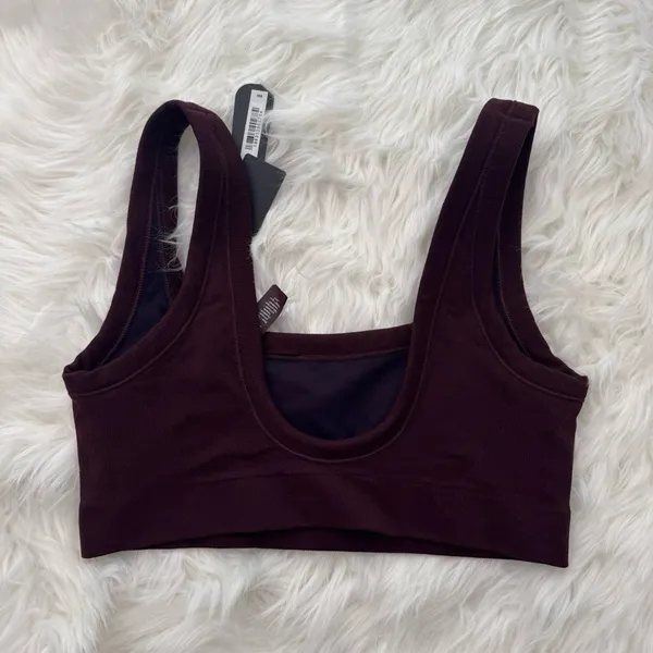 Nike Skims Vintage Seamless Scoop Bra Currant Size Small - Image 5