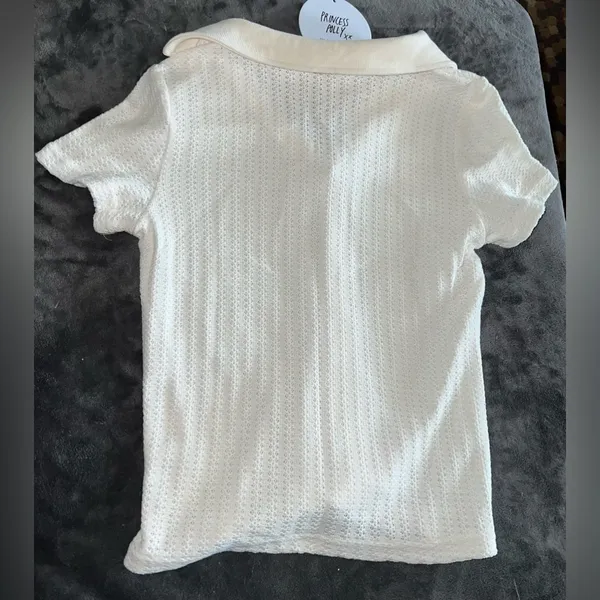 Princess Polly Stephany Knit Top in White Size 4 New with tag - Image 6