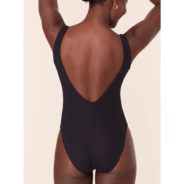 Andie The Ibiza One Piece Ribbed Black S NWT - Image 5