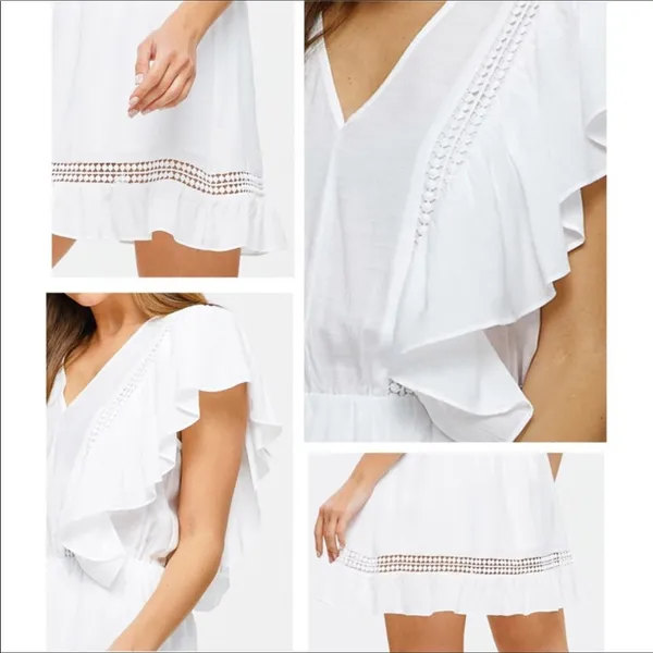 A New Day dress nwot white Victorian style XL - Image 4