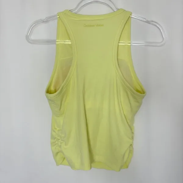 Outdoor Voices Yellow Chartreuse Ribbed Active Tank w/Built In Bra Womens Small - Image 5