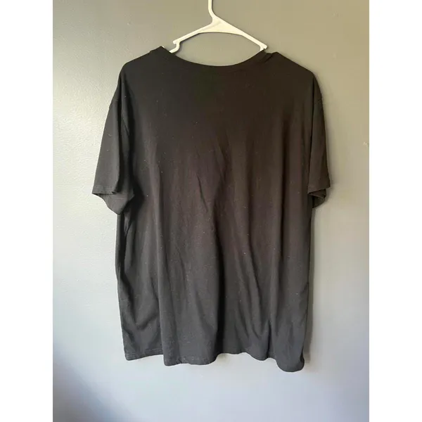 David Bowie Graphic Black T-Shirt Size Large - Image 4