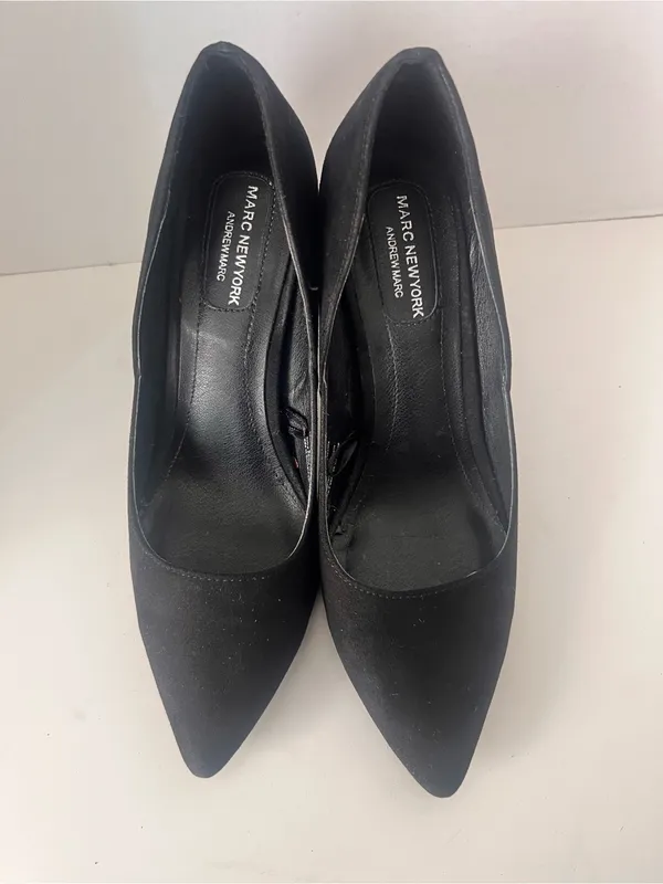 Classic Black Pointed-Toe Women's Pumps by Marc New York - Image 3