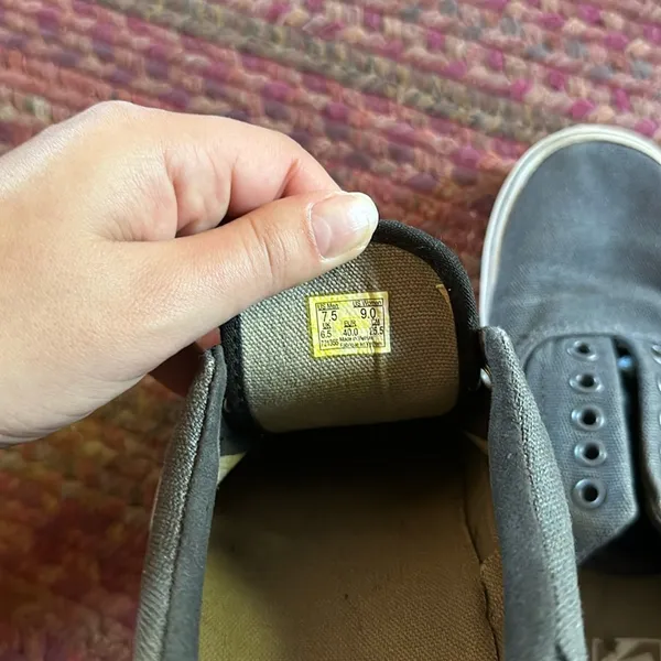 GRAY VANS AUTHENTICS SNEAKERS - Image 7