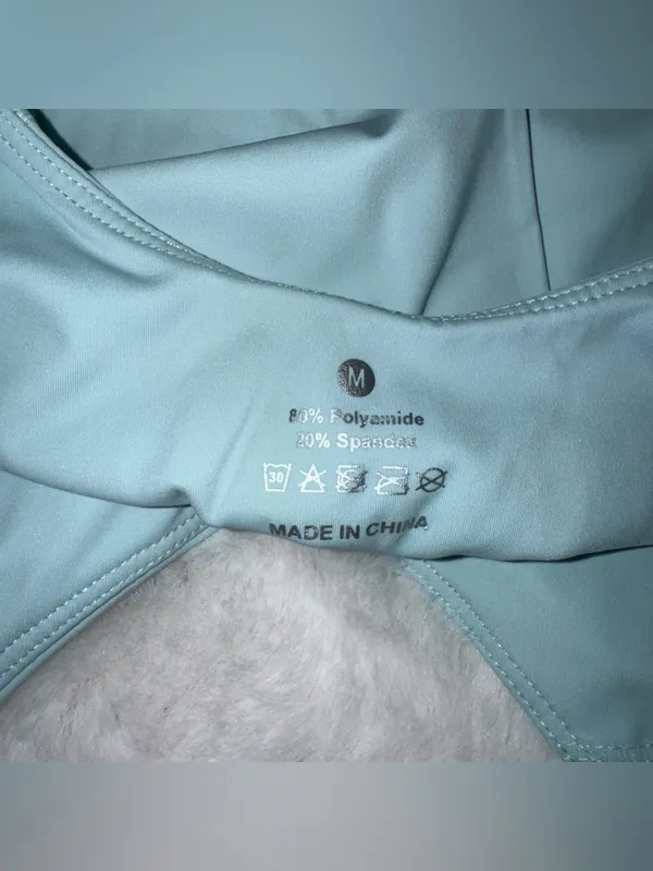 Amazon light blue sports bra/crop top - Image 3