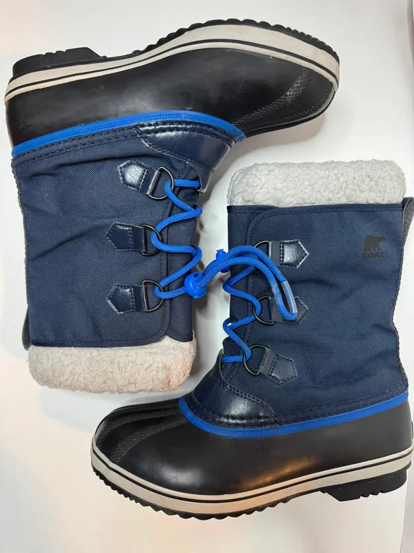 Navy Blue Winter Boots Size 6 - Image 6