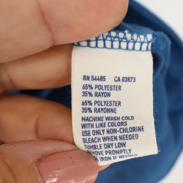 American Eagle Outfitters Blue Smocked Back Cami Mini Dress V-Neck Large - Image 3