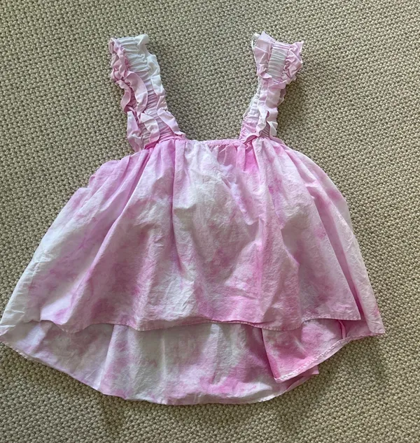 ZARA Pink Tie-Dye Tank Top - Image 2