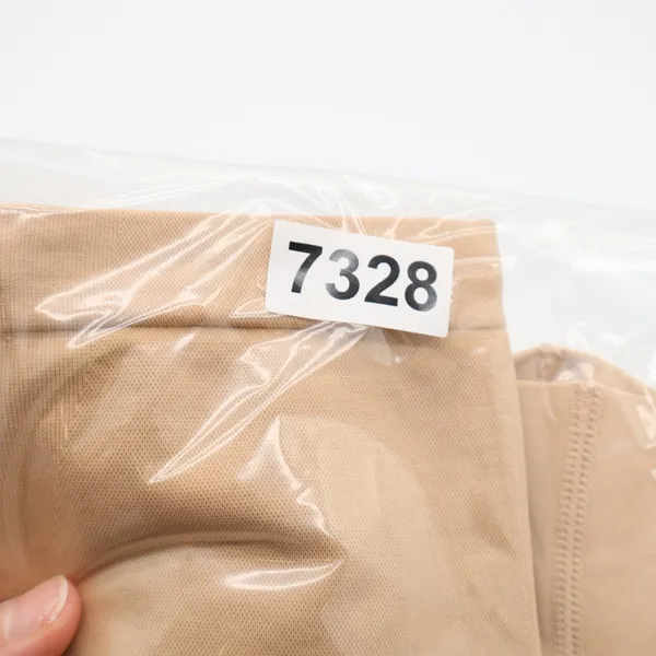 Jockey Slimmers High Waisted Shaping Shorts Women Medium Beige Stretch Shapewear - Image 4