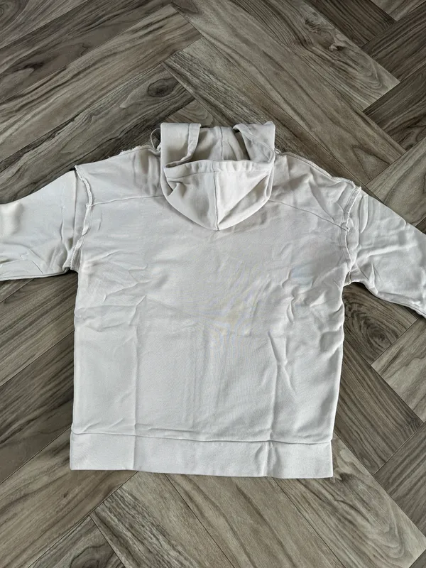 Women’s Terry Oversized Hoodie - Moonstone,Size Medium - Image 8