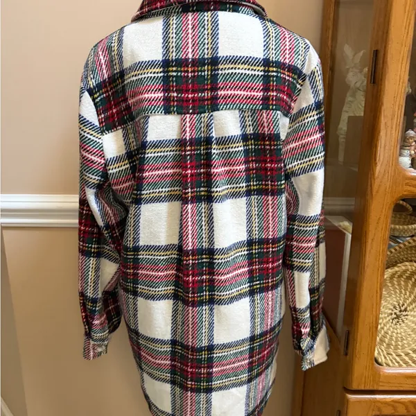 ELLISON PLAID OVERSIZE SHACKET - Image 4