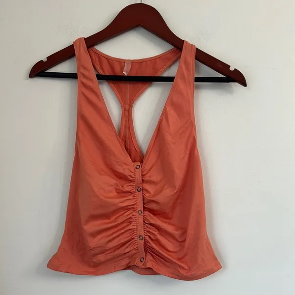 Free People Movement Walk It Talk It Tank Top In Peaches Size M - Image 2