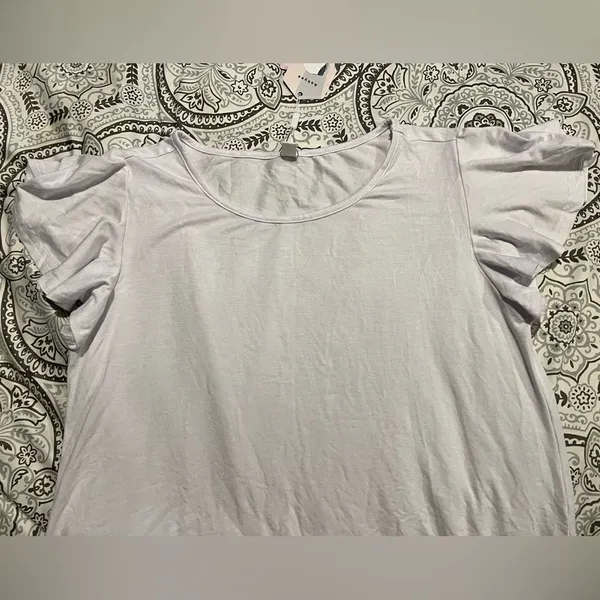 Askyes Womens‎ Summer Dresses Ruffle Short Sleeve Size L - Image 7