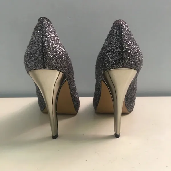 Nine West Sparkly Open Toed Heels‎ - Image 2