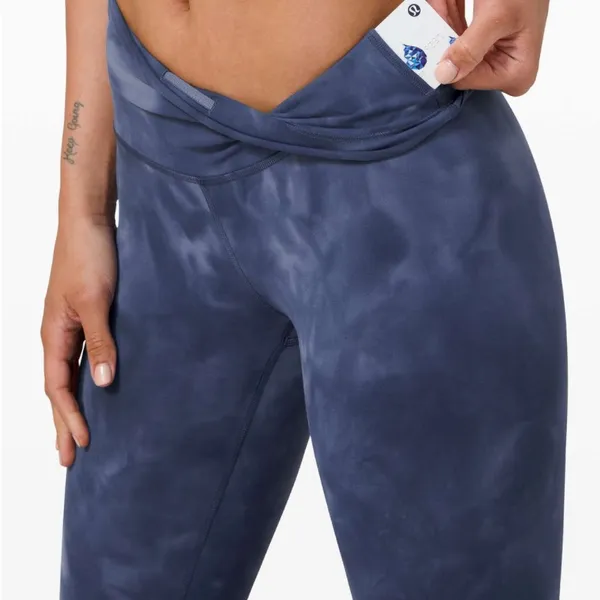 Lululemon Wunder Train High-Rise Tight 25" *Diamond Dye Naval Blue | Size 4 - Image 2