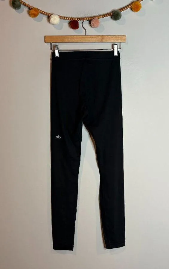 Alo black tie waist leggings - Image 5