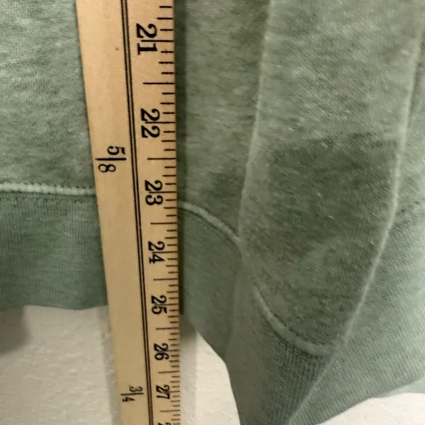 Nike Women Size XL Crew Neck Green Pullover‎ fleece sweater - Image 4