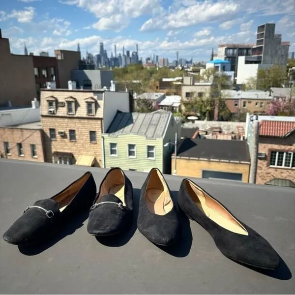 H&M Black Loafer Flats Size 9.5 Preppy Classic Lagenlook Comfortable Minimalist - Image 4