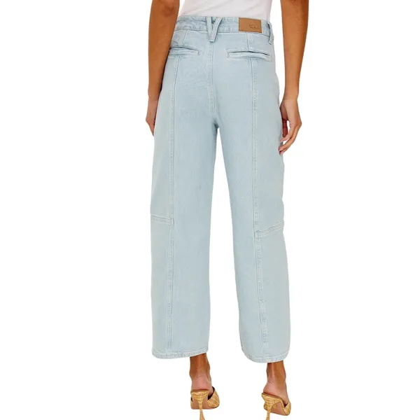 Rails Women's Getty Crop High Rise Wide Leg Jeans Light Wash Blue Size 27 Denim - Image 2