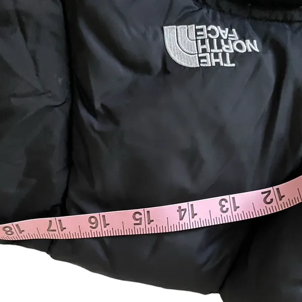 The North Face 1996 Nuptse 700 Goose Down Puffer Jacket Black Women’s Medium M - Image 13