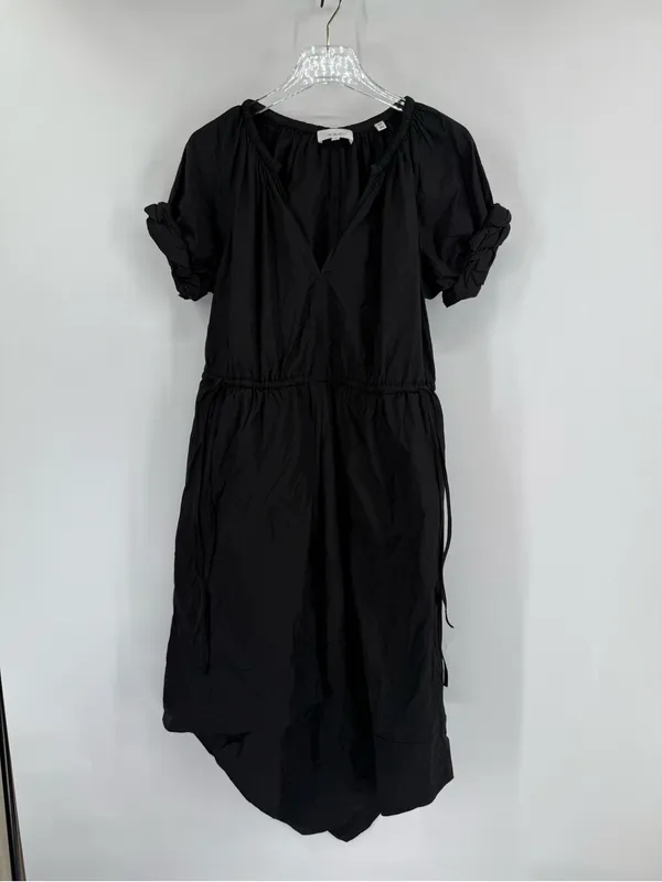 ALC Odin black Midi‎ Cotton Dress size 4 - Image 4