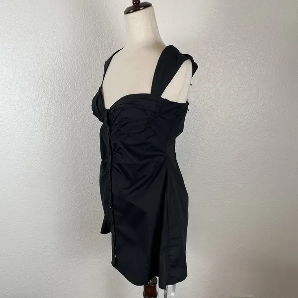 House of CB Mistress Rocks Girl Crush Mini Dress Women's‎ L Black Cap Sleeve NEW - Image 4