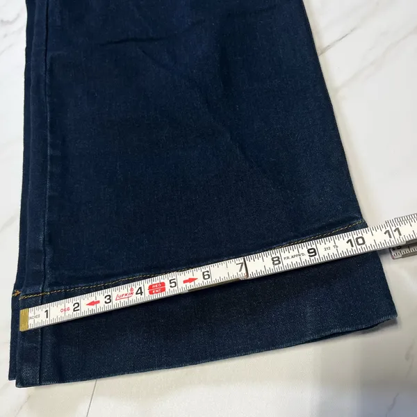 Loft High Waist Wide Leg Dark Wash Jeans size 8 - Image 8