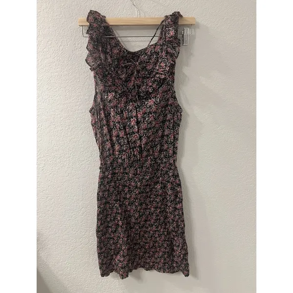 Free People I'm Your Favorite Mini Dress‎ Plum Combo Size S - Image 2
