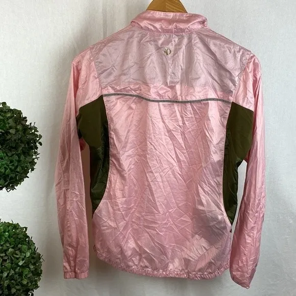 Pearl Izumi Women's Pink Zip Up Light Weight Bicycle Cycle Jacket M - Image 3