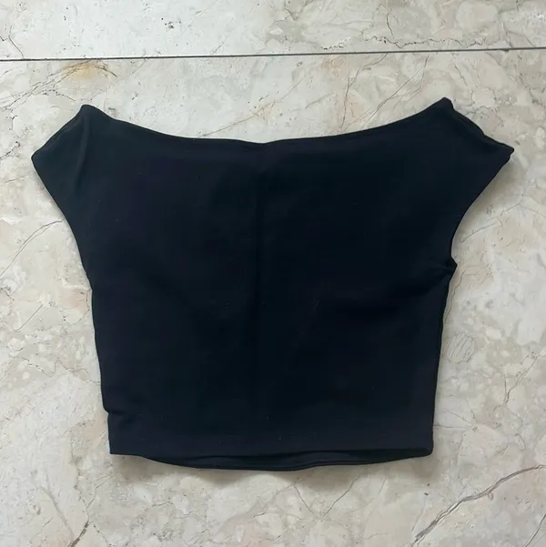 ZARA Black Crop Top - Image 3