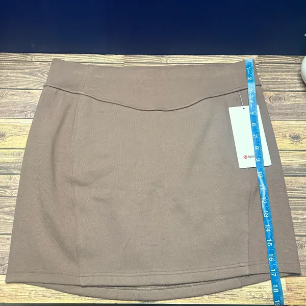 Lululemon Scuba High Rise Mini Skirt NWT Size XL (TPTC) LW8ALSS - Image 9