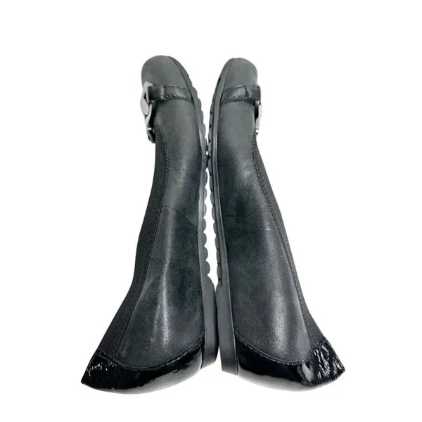 Munro‎ Flats Size 5.5 Black Metallic Ivy Ballet Slip On Casual Shoes - Image 7