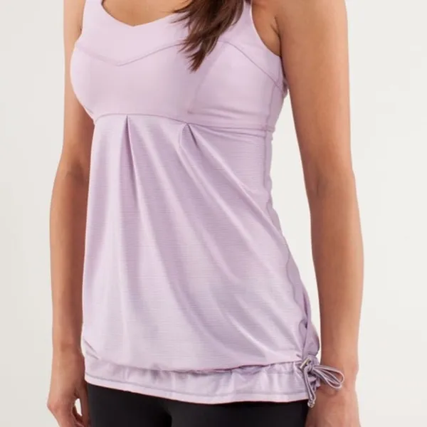 Lululemon Run: Tame Me Tank Rose Quartz size 8 - Image 4
