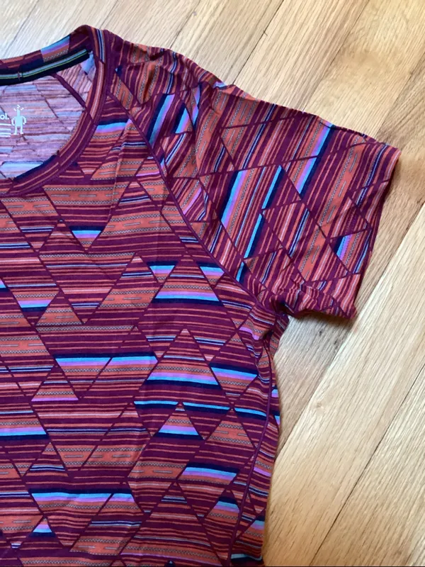 Smartwool Merino 150 Wool Tee In Habanero size medium - Image 4