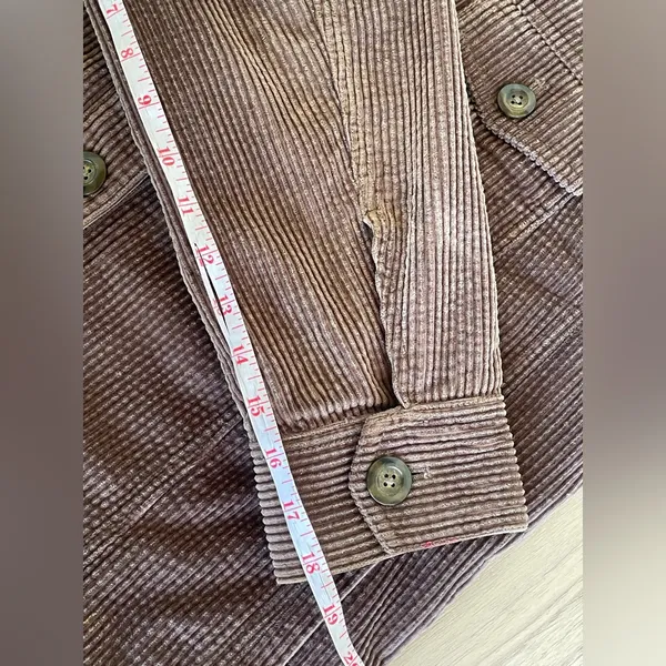 L.L. Bean Brown Corduroy Utility Jacket - Image 6