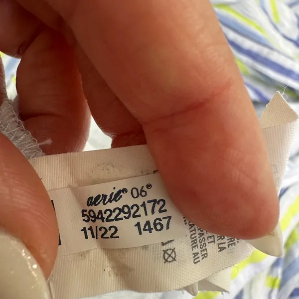 Aerie $78 breezy button down maxi dress beach‎ boho tiered coastal 2022 medium - Image 7