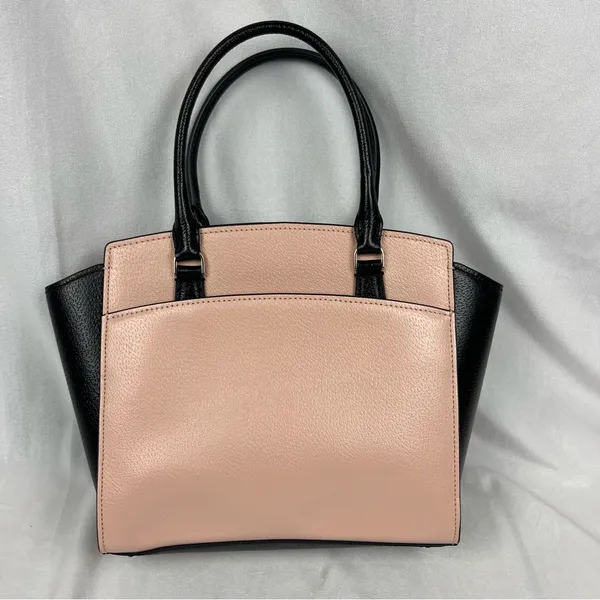 Kate Spade Jeanne Medium Leather Satchel Light Pink & Black - New w/o Tags - Image 2