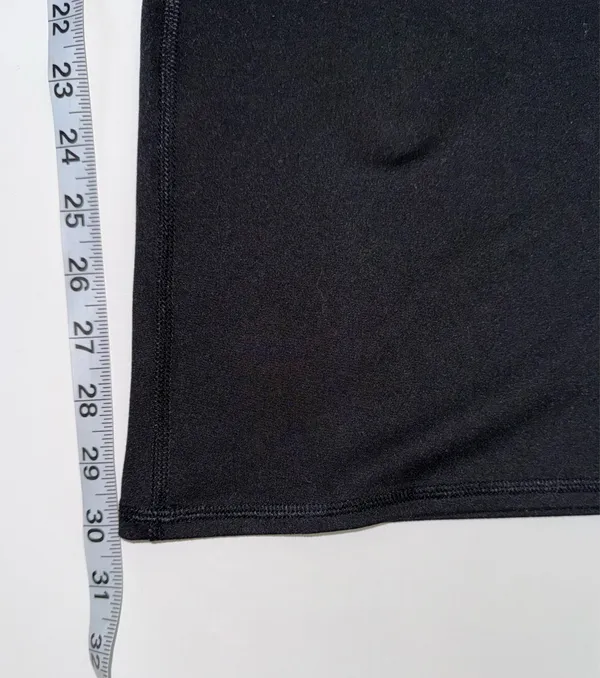 Maurices Luxe Foldover Waist Flare Leggings Black High Rise - Image 10