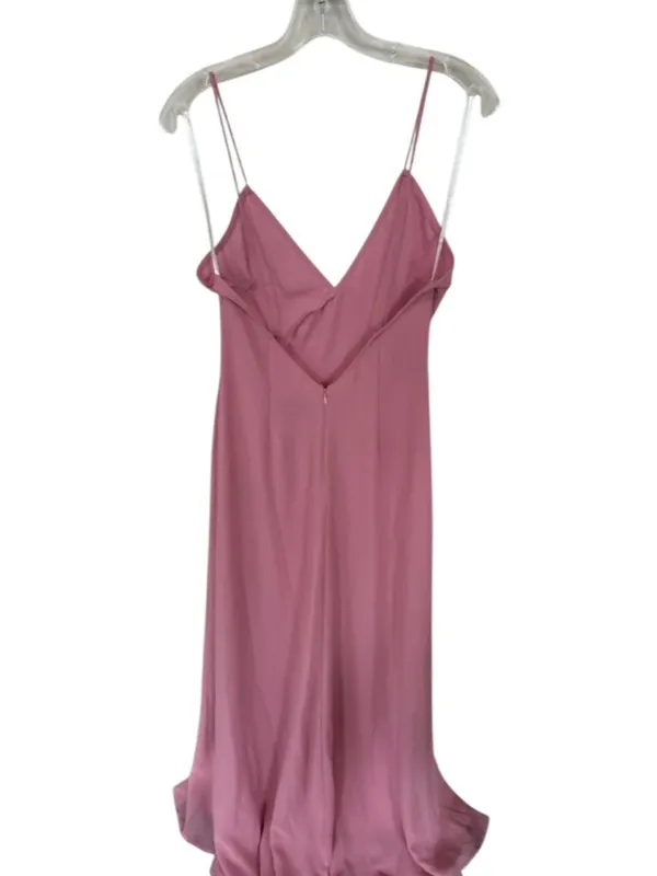 Michael Costello Janina Gown Mauve Slit Maxi Size S - Image 5