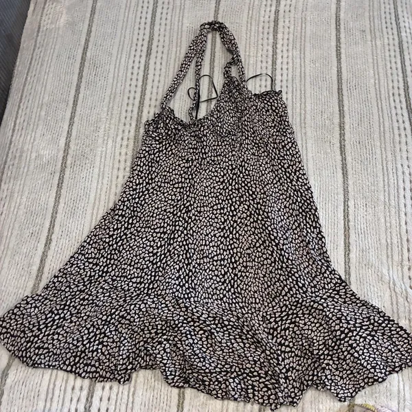 Intimately Free People Make It Happen Speckled Mini Slip Dress Women’s Size S - Image 2