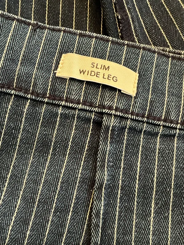 J Crew slim wide leg sailor jeans in stripes - Image 9