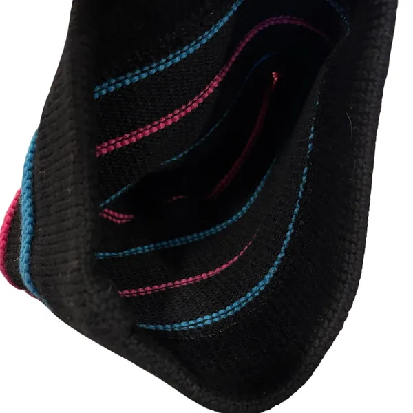 VTG 80s Hermans Wool Ski Hat Neon Pom Pom Beanie Apres Ski Gorpcore Streetwear - Image 4
