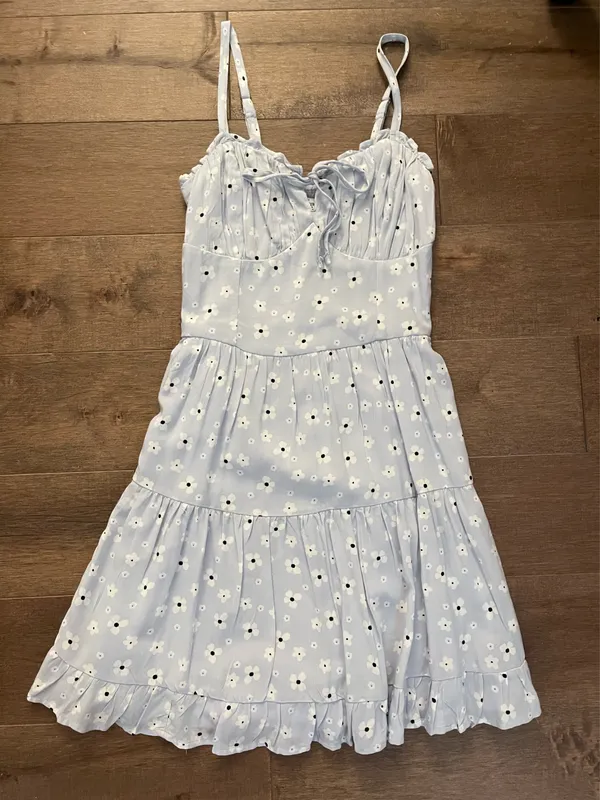 Hollister Dress Floral Blue Mini - Image 2