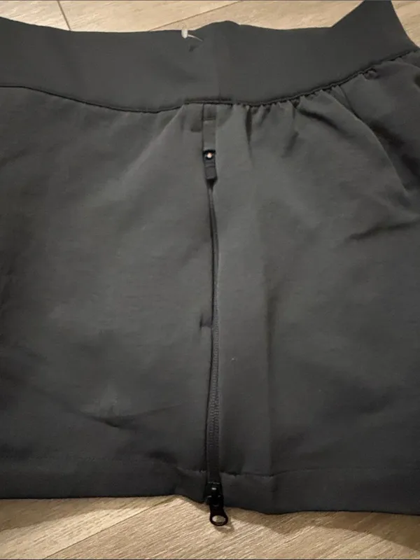 Nike Women's High-Rise Athletic Shorts in Charcoal Gray - Image 3