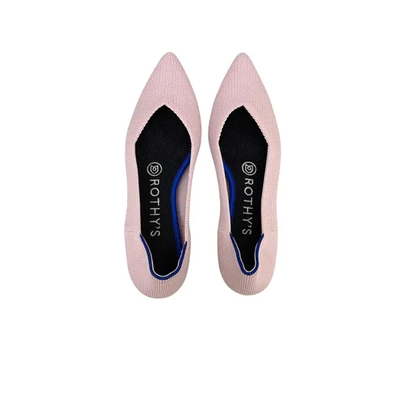 Rothy's Shoes The Point Petal Pink Knit Ballet Flats Size 6 - Image 4