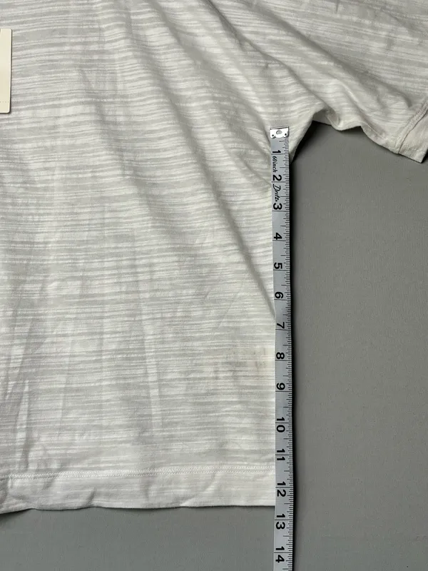 Anthropologie White Slub Knit Square Neck Top Size Large NWT - Image 6