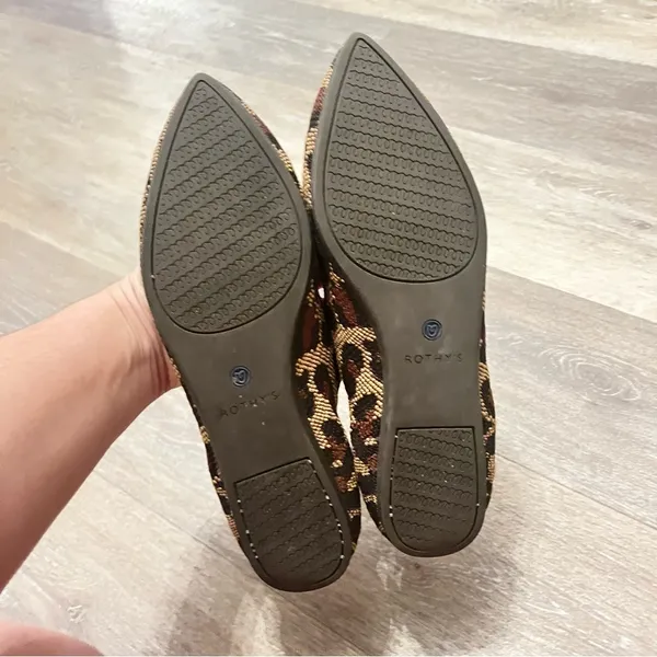 Rothy’s The Point Wildcat Leopard Flats - Image 3